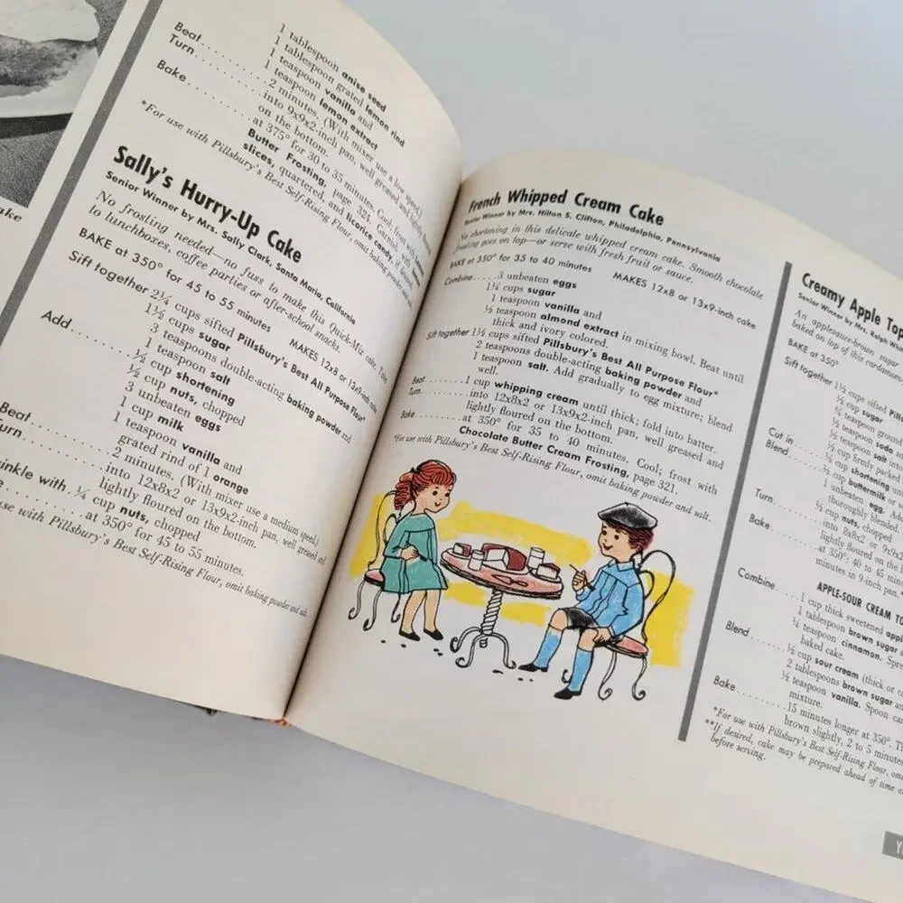 Pillsbury Best of the Bake Off Collection Cookbook 1959 Vintage 1000 Recipes